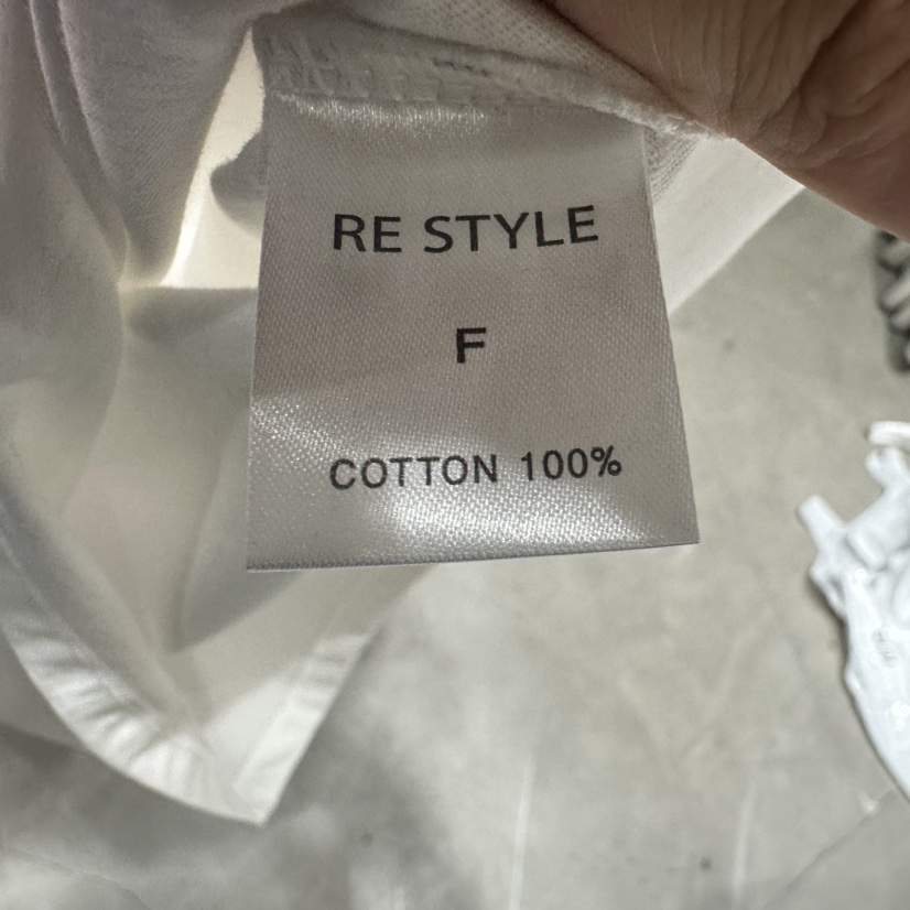 RE STYLE-Q韓國代購㊣女士新款職業休閑25秋夏人氣時尚T恤RE STYLET恤