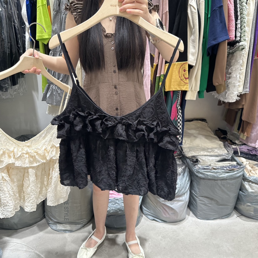 RE STYLE-Q東大門㊣代購女士新品真品職業推薦25秋夏吊帶背心RE STYLE吊帶/背心圖色2