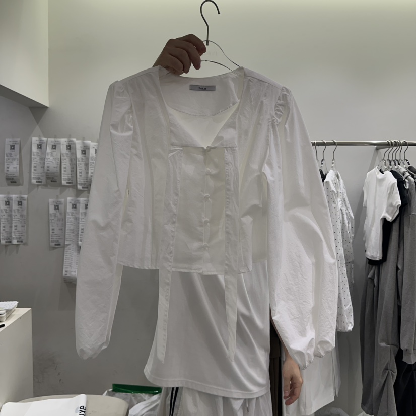 BAIE.38韓國代購㊣女裝新品推薦時尚熱賣真品人氣襯衫蕾絲衫BAIE.38襯衫/蕾絲衫圖色3