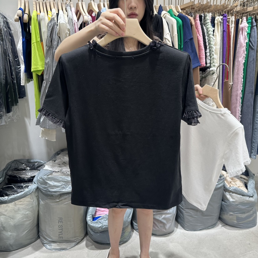 RE STYLE-Q東大門㊣實拍女裝新品推薦時尚熱賣25秋夏真品T恤RE STYLET恤