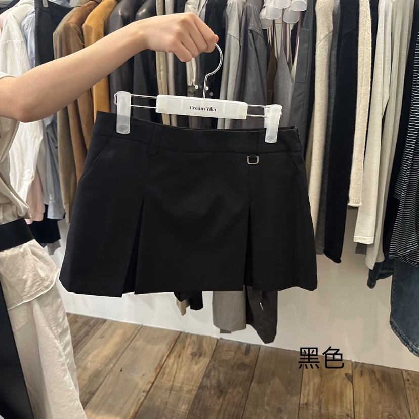 CREAM VILLA韓國代購㊣女士新品休閑裙褲CREAMVILLA裙褲圖色2