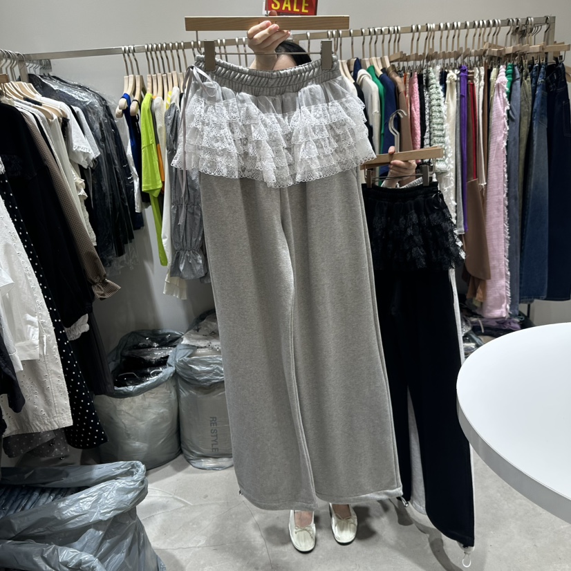 RE STYLE-Q東大門㊣實拍女士新款25秋夏休閑人氣推薦休閑褲RE STYLE休閑褲圖色1