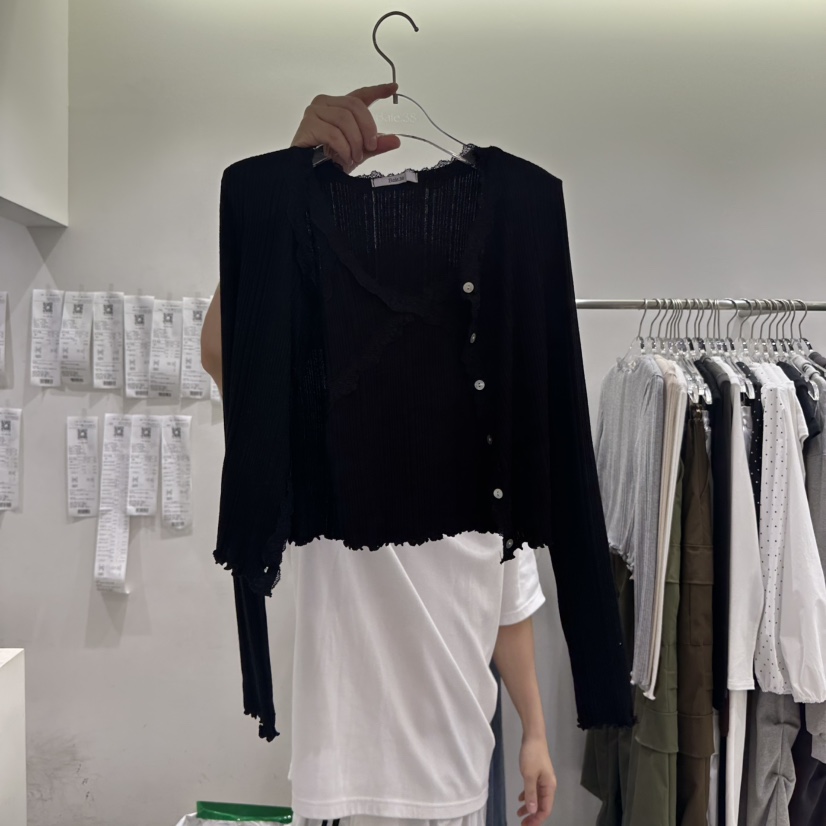 BAIE.38韓國代購㊣女裝新品職業25秋夏熱賣套裝兩件套蕾絲BAIE.38套裝圖色2