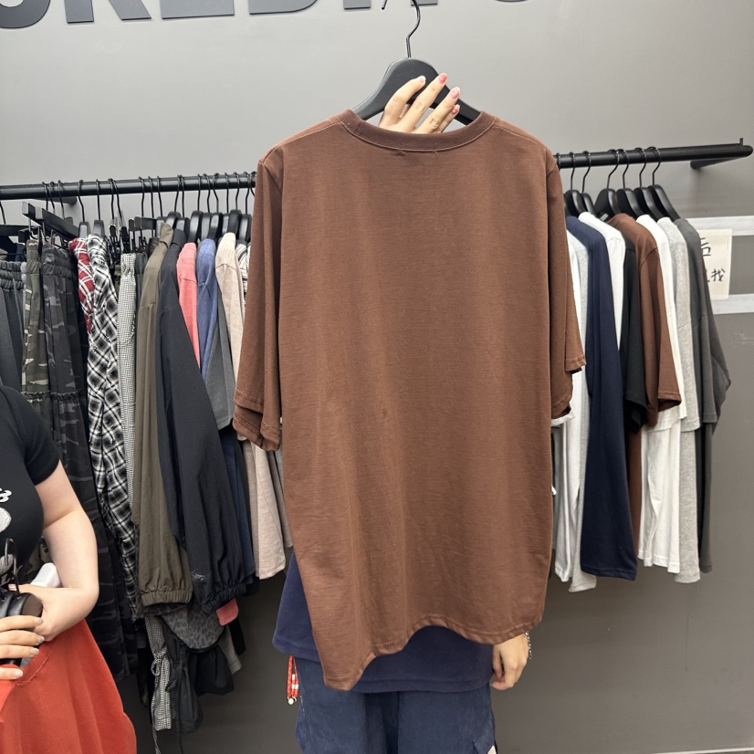 CREDITO韓國直郵㊣女裝新品25秋夏時尚休閑職業人氣真品T恤But ton/BOUTIQUE SEOULT恤