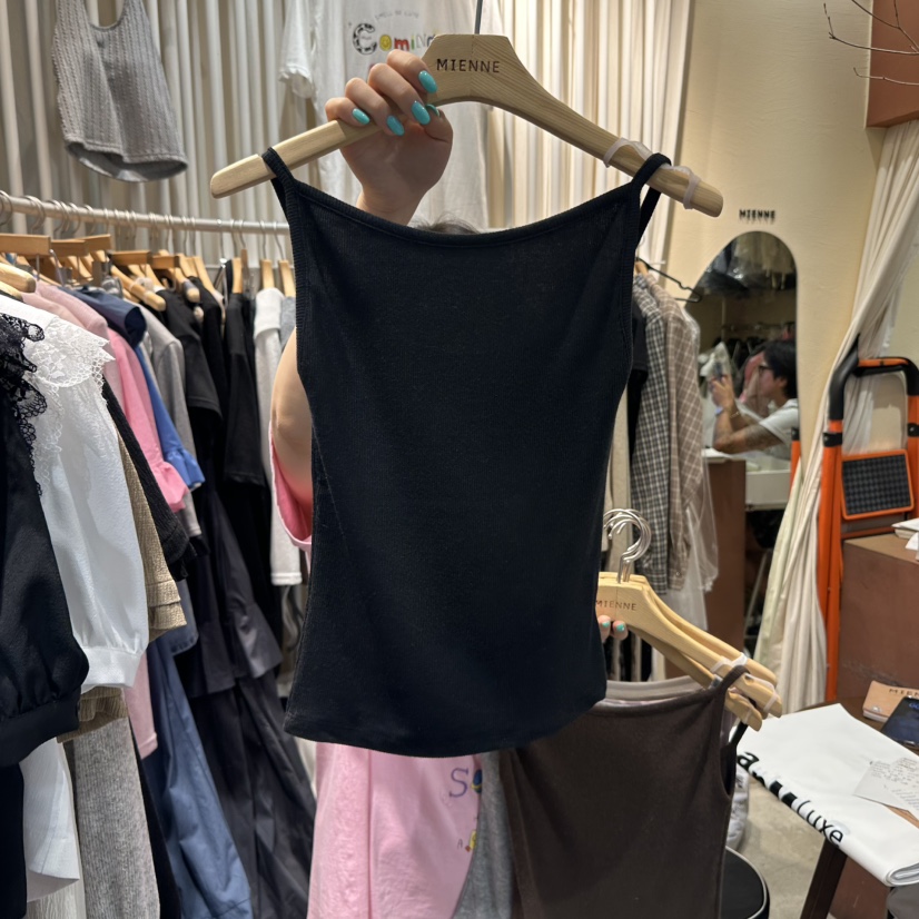 MIENNE韓國直郵㊣女裝新品25秋夏人氣時尚真品休閑吊帶背心MIENNE吊帶/背心圖色5