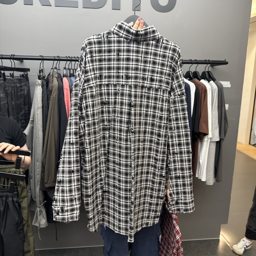 CREDITO韓國代購㊣女士新款休閑人氣熱賣時尚真品襯衫蕾絲衫But ton/BOUTIQUE SEOUL襯衫/蕾絲衫