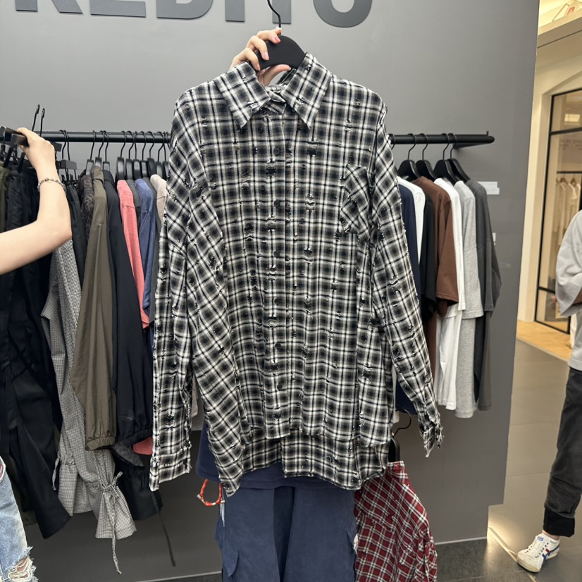 CREDITO韓國代購㊣女士新款休閑人氣熱賣時尚真品襯衫蕾絲衫But ton/BOUTIQUE SEOUL襯衫/蕾絲衫