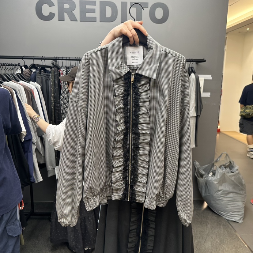 CREDITO東大門㊣代購女裝新款職業推薦真品休閑人氣25秋夏夾克But ton/BOUTIQUE SEOUL夾克