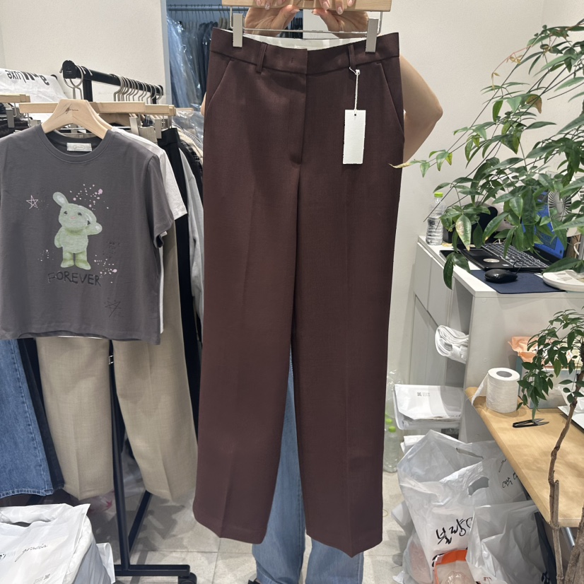 GRACIA東大門㊣代購女裝新品人氣職業休閑推薦時尚25秋夏休閑褲GRACIA休閑褲圖色2