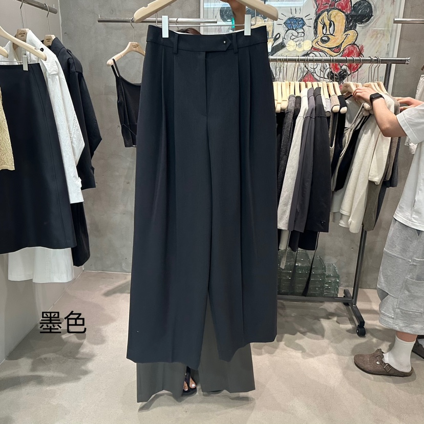 LAMAGIEPIE東大門㊣實拍女士新款熱賣人氣推薦職業時尚休閑褲LAMAGIE GREY休閑褲圖色1