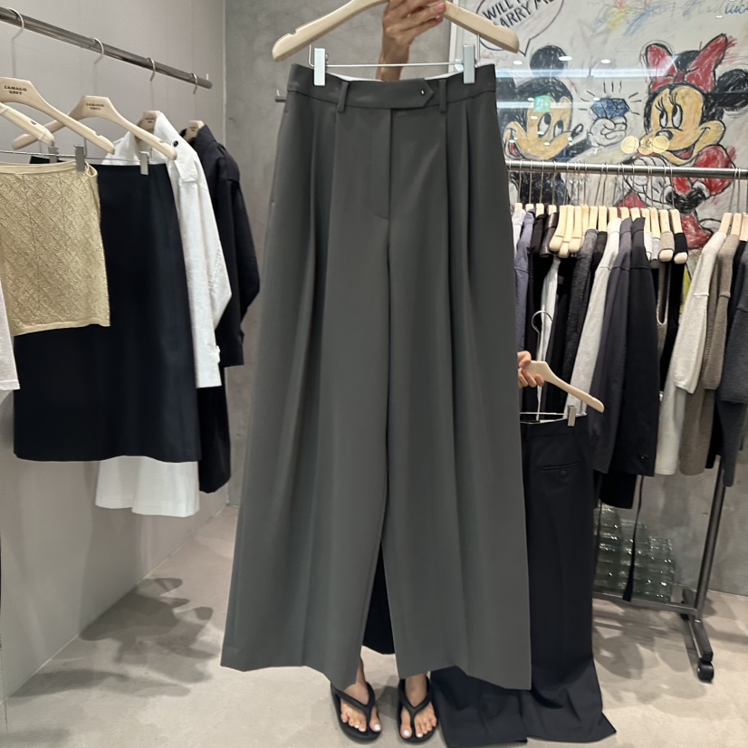 LAMAGIEPIE東大門㊣實拍女士新款熱賣人氣推薦職業時尚休閑褲LAMAGIE GREY休閑褲圖色2