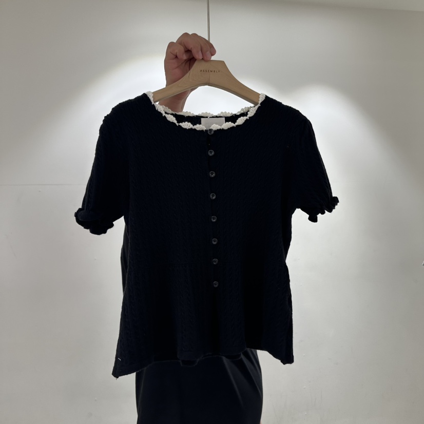 ASSEMBLY韓國直郵㊣女士新款休閑真品人氣職業襯衫蕾絲衫蕾絲ASSEMBLY襯衫/蕾絲衫圖色3