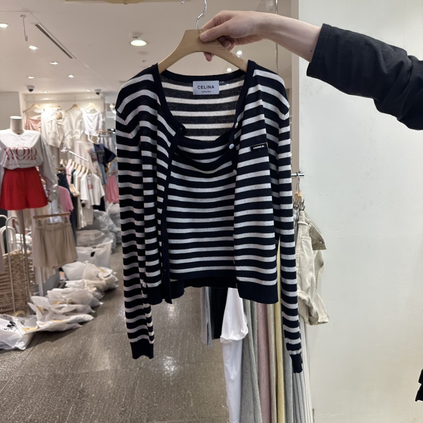 CELINA東大門㊣實拍女士新品休閑熱賣25秋夏套裝單排扣套裝CELI_NA套裝圖色2