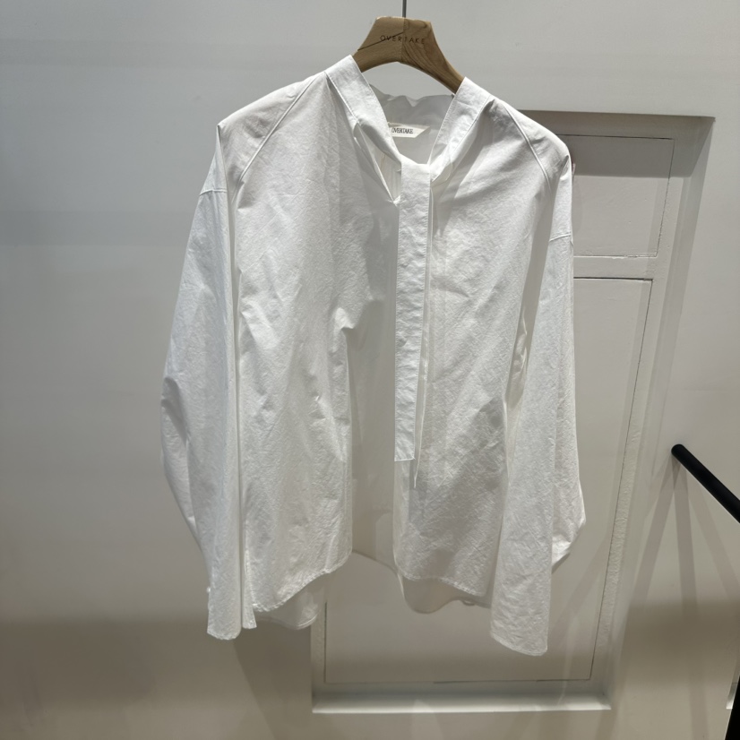OVERTAKE東大門㊣代購女士新品休閑熱賣25秋夏人氣襯衫蕾絲衫OVERTAKE襯衫/蕾絲衫圖色4