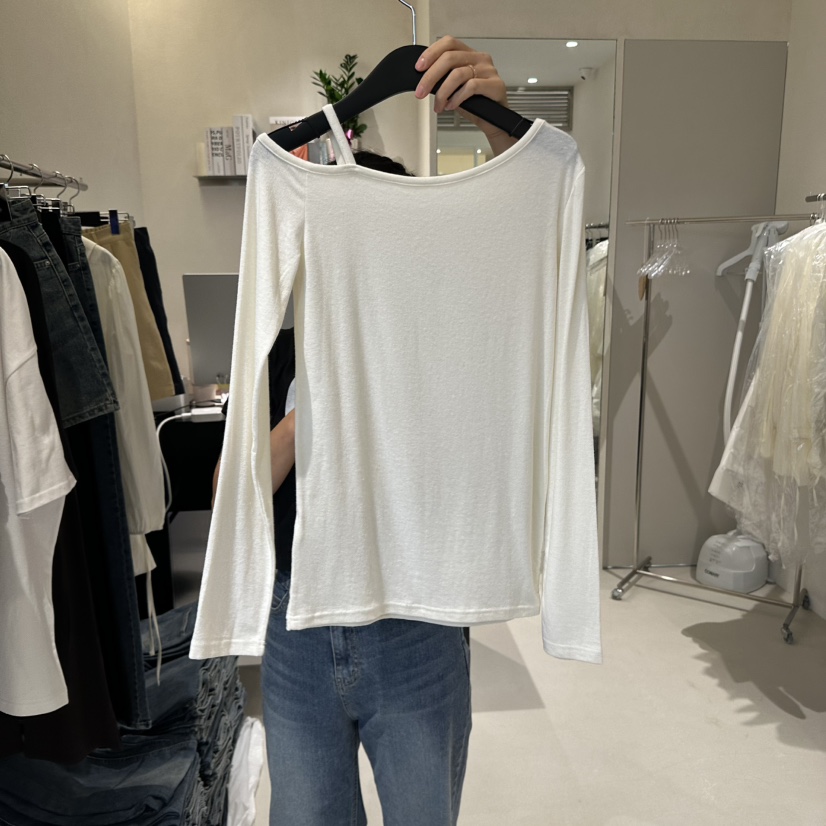 MEMO CLASSIC韓國直郵㊣女裝新品職業熱賣推薦休閑長袖T恤MEMO CLASSIC長袖T恤