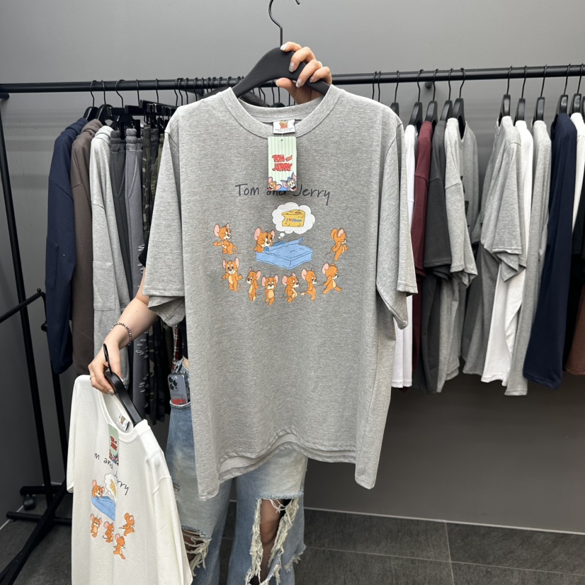 CREDITO東大門㊣直郵女士新品熱賣真品人氣推薦休閑時尚T恤But ton/BOUTIQUE SEOULT恤圖色1