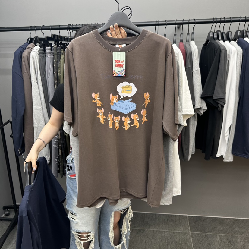 CREDITO東大門㊣直郵女士新品熱賣真品人氣推薦休閑時尚T恤But ton/BOUTIQUE SEOULT恤圖色4