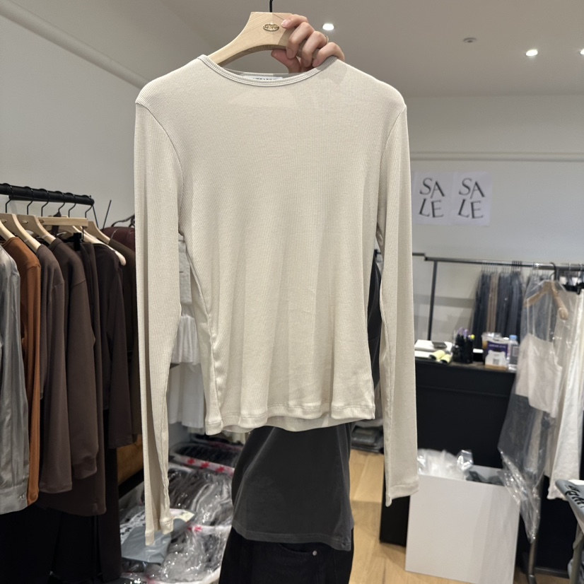 aube nunt東大門㊣代購女裝新品熱賣時尚人氣休閑推薦長袖T恤aube nunt長袖T恤圖色5
