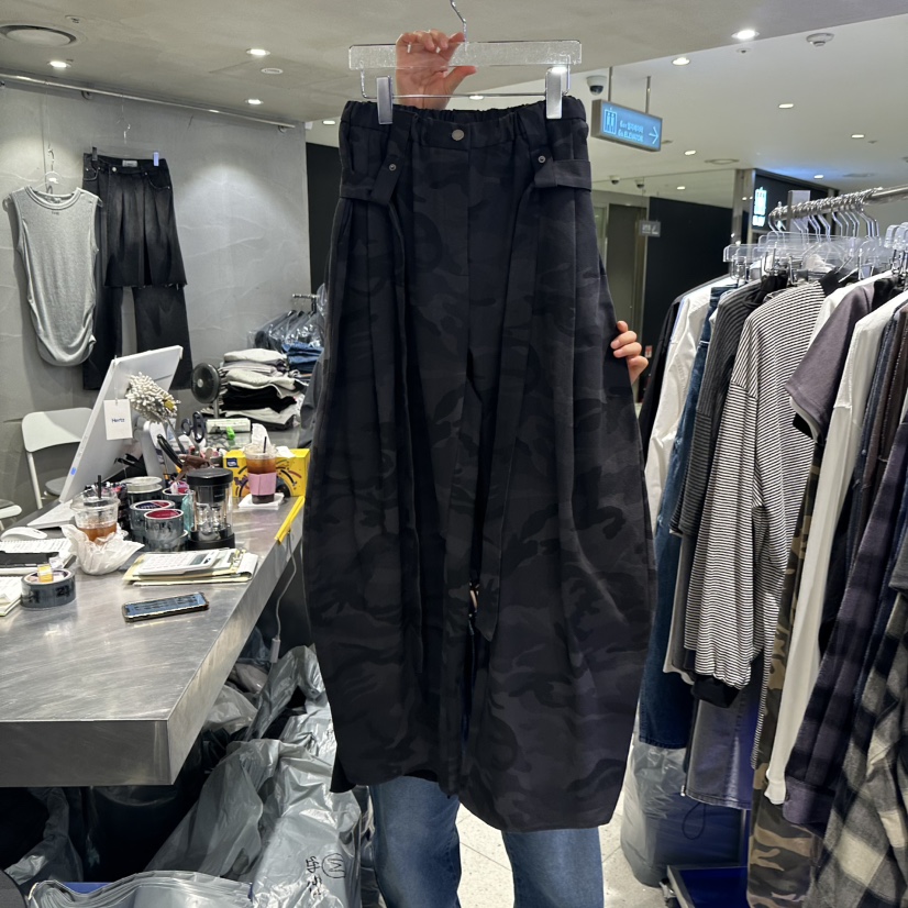 HERTZ-P東大門㊣直郵女裝新品熱賣時尚人氣休閑褲含腰帶迷彩HERTZ-P休閑褲圖色2
