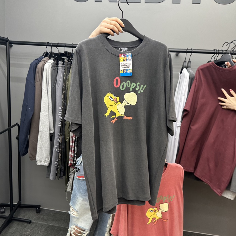 CREDITO韓國代購㊣女士新品人氣休閑推薦職業25秋夏真品T恤But ton/BOUTIQUE SEOULT恤圖色2