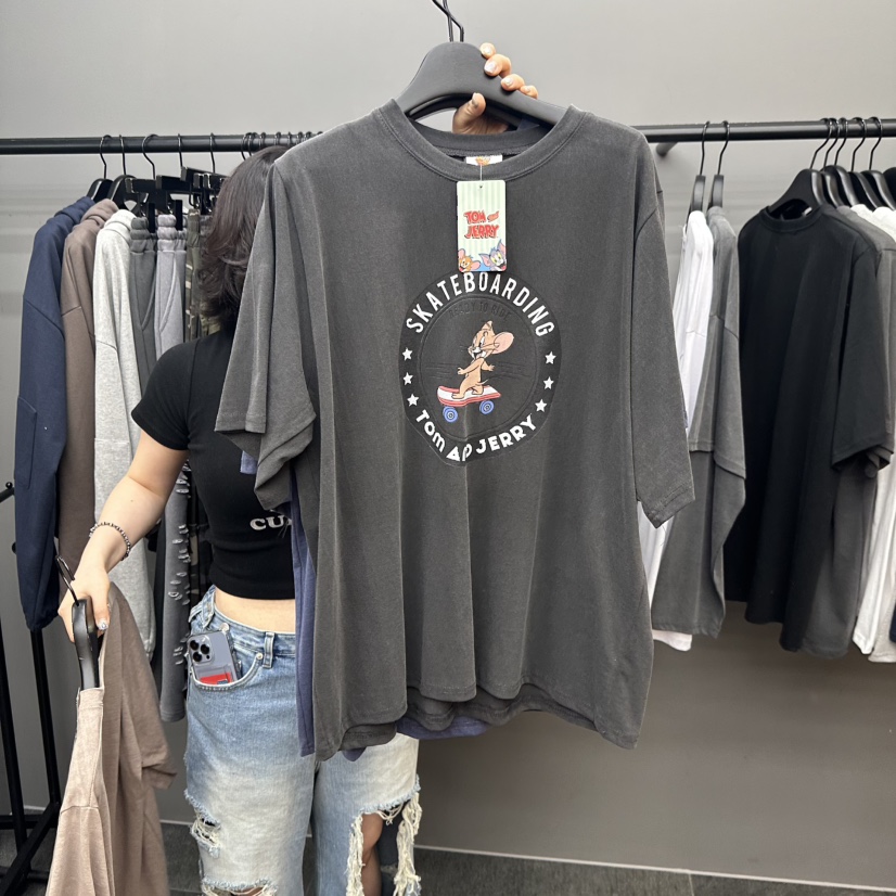 CREDITO東大門㊣實拍女士新品真品休閑熱賣推薦時尚人氣T恤But ton/BOUTIQUE SEOULT恤圖色3