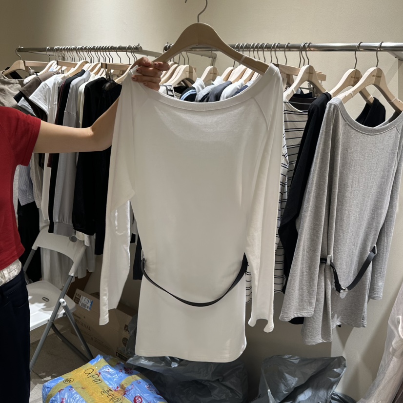 MOREMORE東大門㊣直郵女士新品人氣真品職業時尚連衣裙含腰帶more more連衣裙
