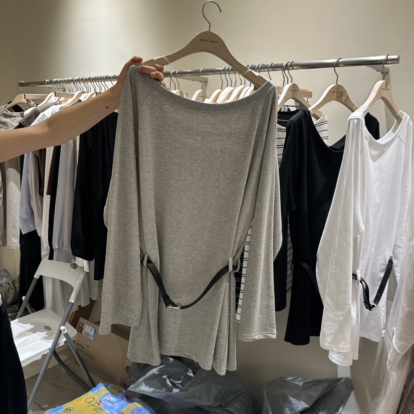 MOREMORE東大門㊣直郵女士新品人氣真品職業時尚連衣裙含腰帶more more連衣裙圖色2