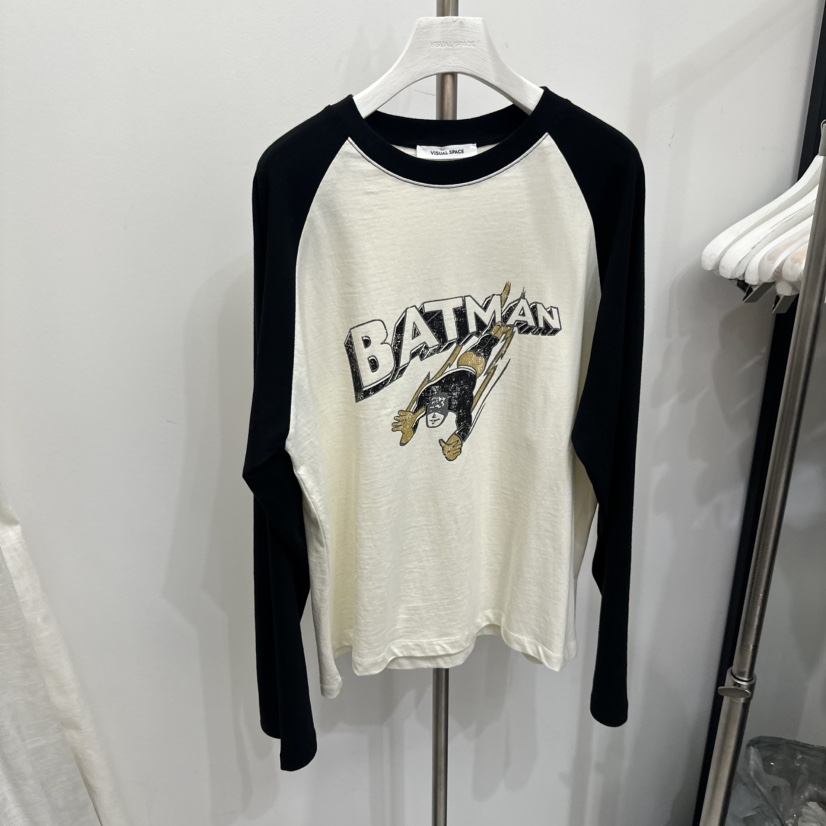 VISUAL SPACE東大門㊣直郵女裝新品熱賣職業休閑時尚長袖T恤VISUAL SPACE長袖T恤圖色2