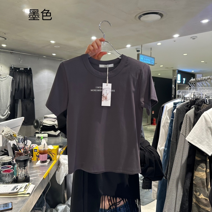 HERTZ-P東大門㊣直郵女士新品推薦休閑真品25秋夏熱賣人氣T恤HERTZ-PT恤圖色2