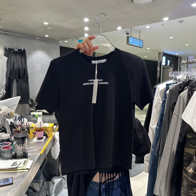 HERTZ-P東大門㊣直郵女士新品推薦休閑真品25秋夏熱賣人氣T恤HERTZ-PT恤圖色3