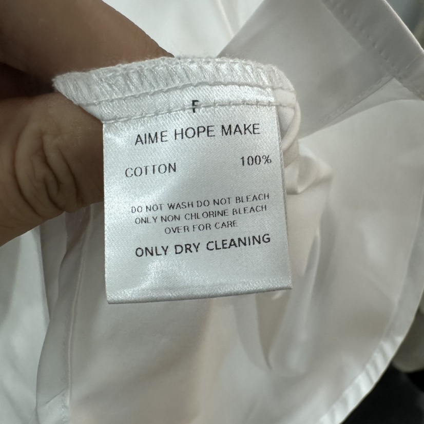 AIME HOPE MAKE韓國代購㊣女裝新款人氣25秋夏襯衫蕾絲衫AIME HOPE MAKE襯衫/蕾絲衫