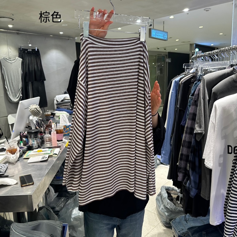 HERTZ-P韓國代購㊣女裝新款熱賣人氣推薦職業25秋夏長袖T恤HERTZ-P長袖T恤圖色3