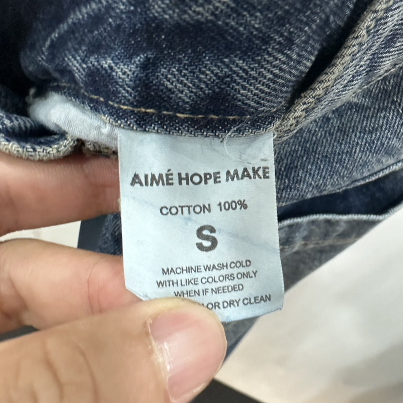 AIME HOPE MAKE韓國直郵㊣女士新品時尚人氣真品熱賣牛仔褲AIME HOPE MAKE牛仔褲