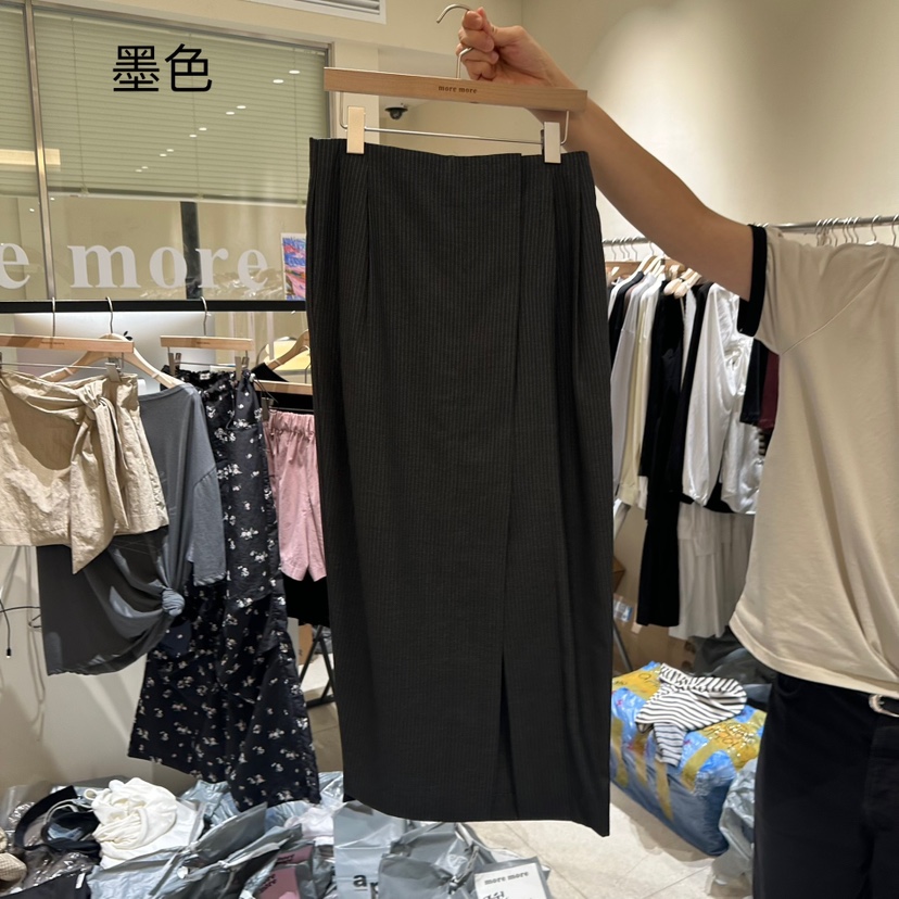 MOREMORE韓國直郵㊣女裝新款職業熱賣時尚25秋夏真品推薦長裙more more長裙圖色2