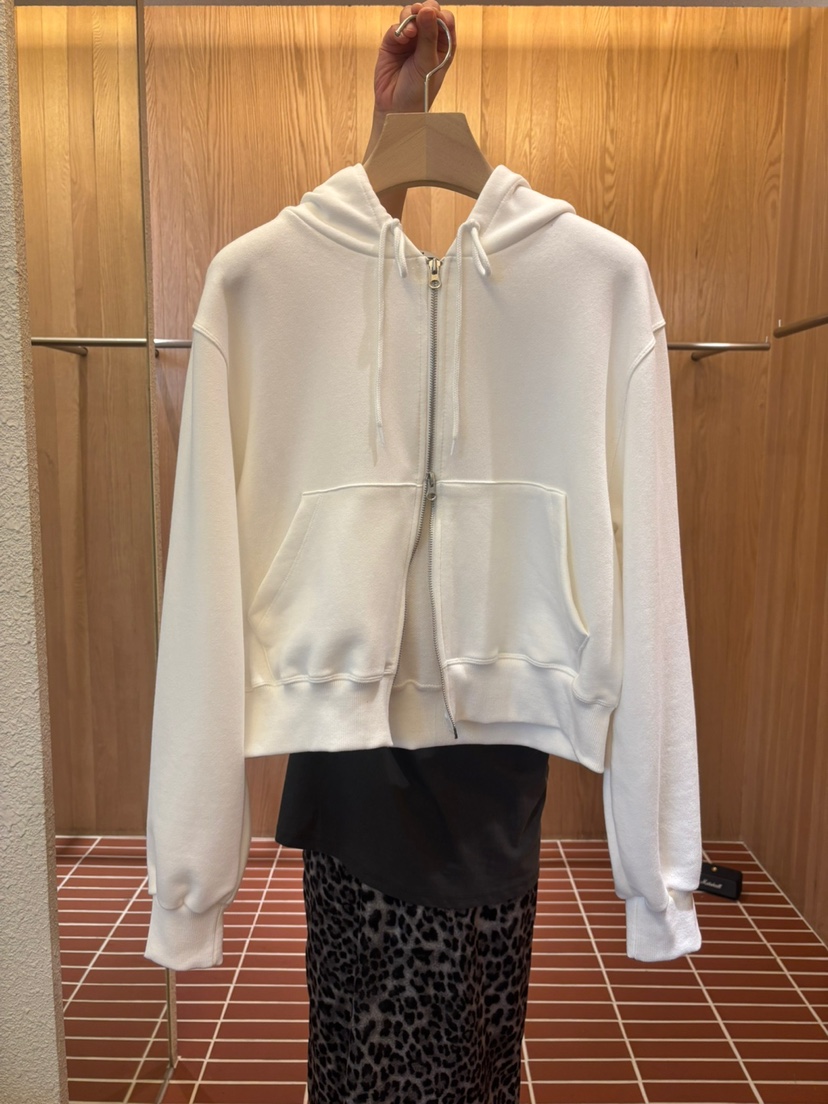 CHOI-L東大門㊣直郵女裝新品熱賣休閑推薦25秋夏衛衣連帽拉鏈衫CHOI衛衣圖色2