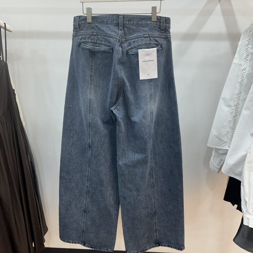 AIME HOPE MAKE東大門㊣直郵女裝新款時尚休閑推薦牛仔褲AIME HOPE MAKE牛仔褲