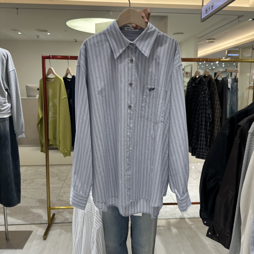 GRAYMELLOW韓國代購㊣女裝新品職業時尚真品熱賣襯衫蕾絲衫GRAYMELLOW襯衫/蕾絲衫圖色2