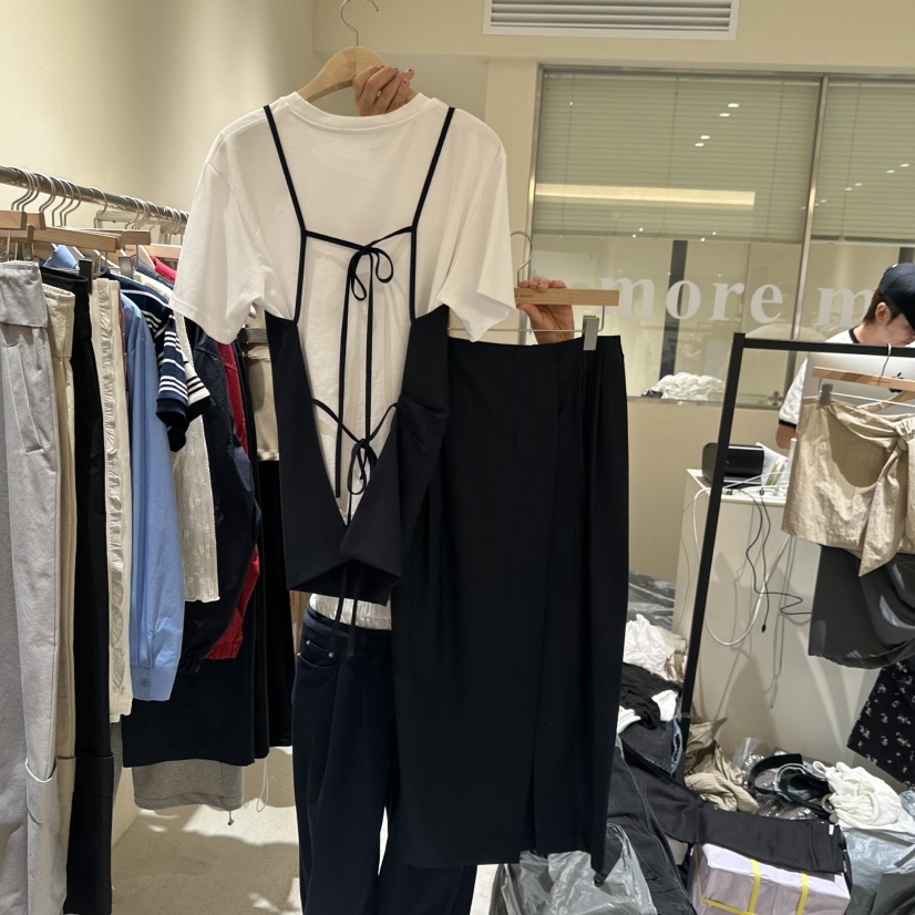 MOREMORE韓國直郵㊣女裝新款時尚熱賣職業真品人氣套裝兩件套more more套裝