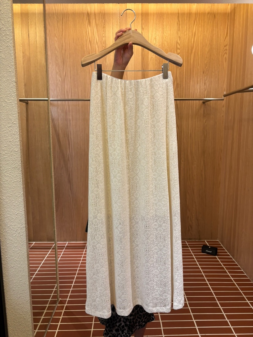 CHOI-L韓國直郵㊣女裝新款真品人氣時尚推薦25秋夏長裙蕾絲CHOI長裙圖色1