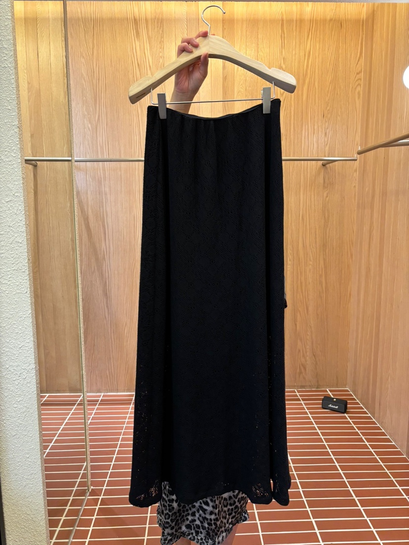 CHOI-L韓國直郵㊣女裝新款真品人氣時尚推薦25秋夏長裙蕾絲CHOI長裙圖色2