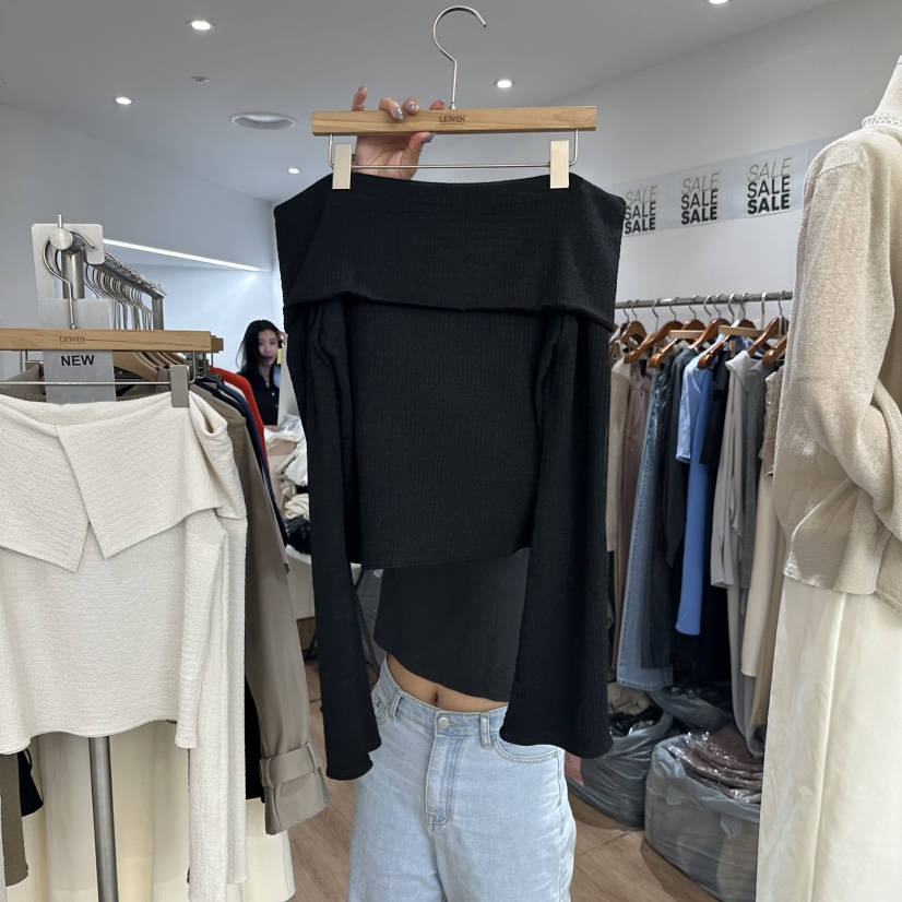 LEWIN韓國直郵㊣女士新品人氣真品25秋夏熱賣時尚襯衫蕾絲衫LEWIN襯衫/蕾絲衫圖色3