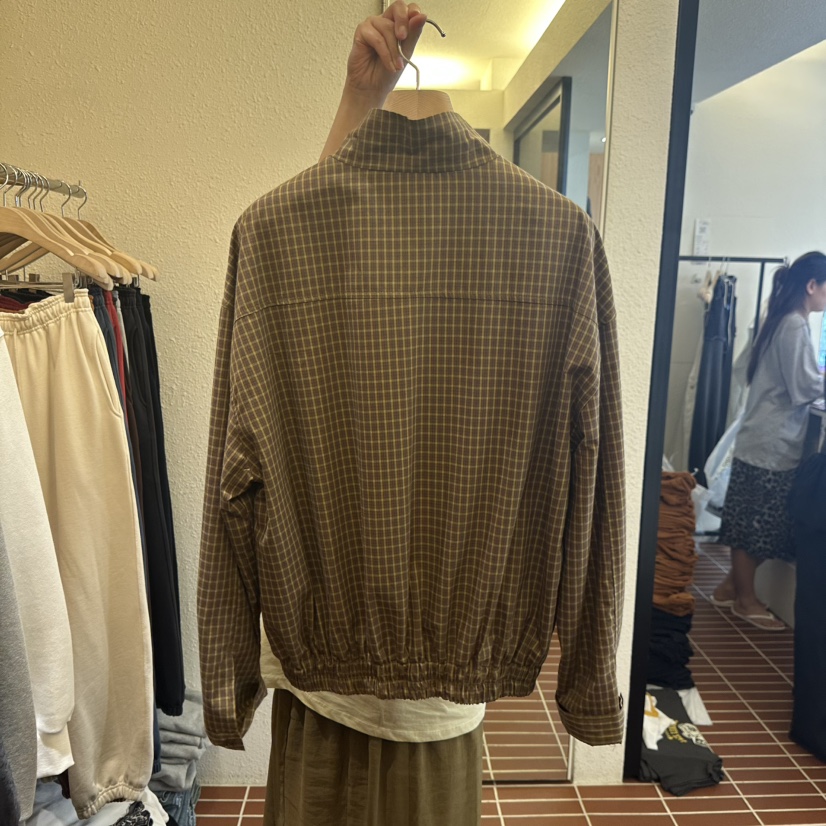 CHOI-L東大門㊣實拍女士新品人氣25秋夏真品休閑熱賣夾克格紋CHOI夾克