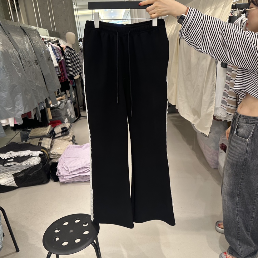 ARTE STUDIO東大門㊣代購女裝新款休閑25秋夏休閑褲流蘇蕾絲ARTE STUDIO休閑褲圖色2