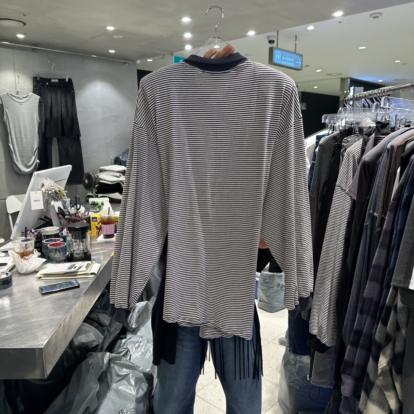 HERTZ-P韓國代購㊣女裝新品25秋夏休閑推薦真品人氣長袖T恤HERTZ-P長袖T恤