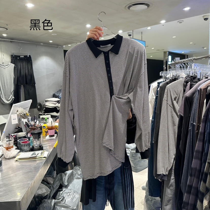HERTZ-P韓國代購㊣女裝新品25秋夏休閑推薦真品人氣長袖T恤HERTZ-P長袖T恤圖色1