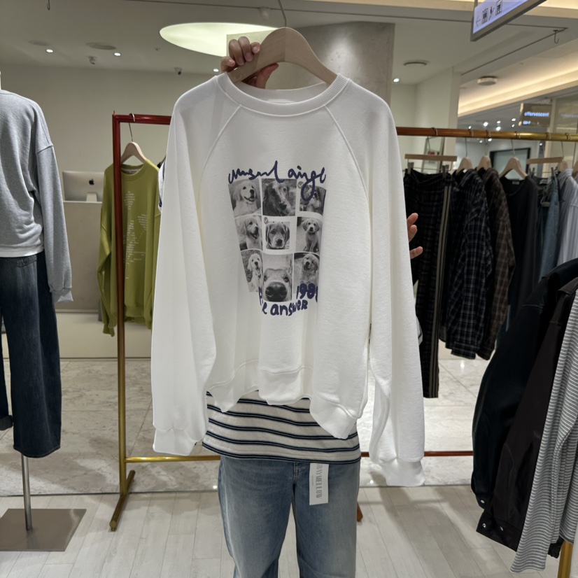 GRAYMELLOW東大門㊣代購女士新款時尚25秋夏職業熱賣真品衛衣GRAYMELLOW衛衣圖色2