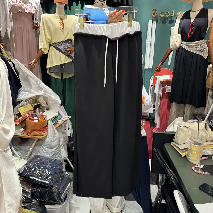 3COLOR韓國代購㊣女裝新品時尚休閑褲Three color休閑褲圖色2