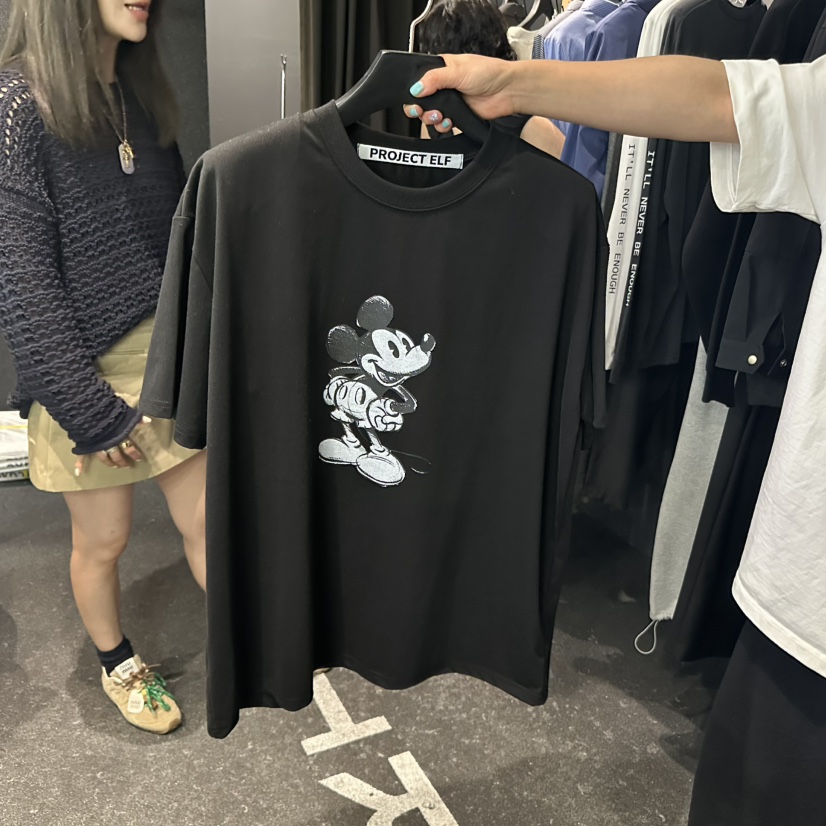 ELF-L韓國代購㊣女士新款推薦時尚25秋夏休閑真品熱賣人氣T恤PROJECT ELF/ELF-LT恤圖色2