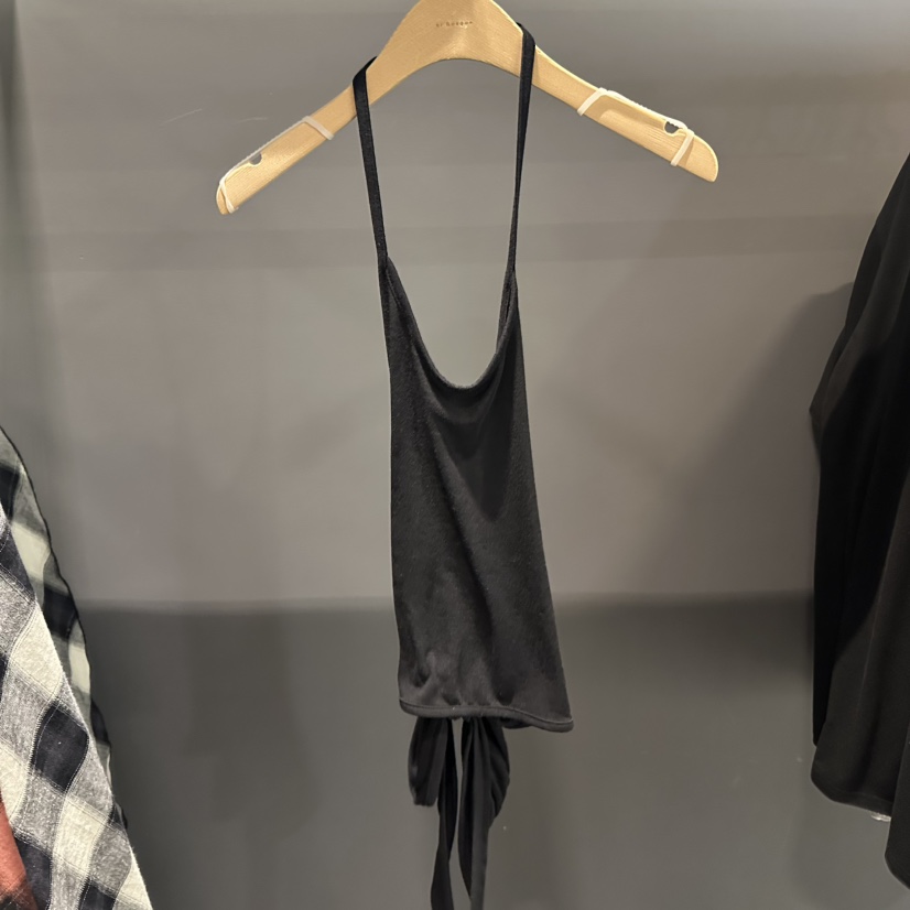 EL BOSQUE韓國代購㊣女士新款休閑時尚25秋夏吊帶背心蝴蝶結EL BOSQUE吊帶/背心圖色2