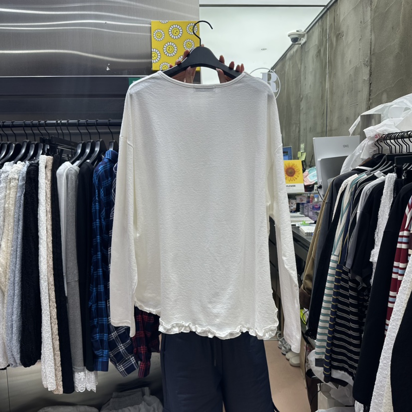 RUNWAY-런웨이韓國代購㊣女裝新品職業熱賣時尚推薦長袖T恤RUNWAY長袖T恤